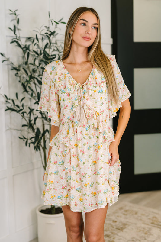 Sweet Escape Boho Floral Dress in - Womens photo
