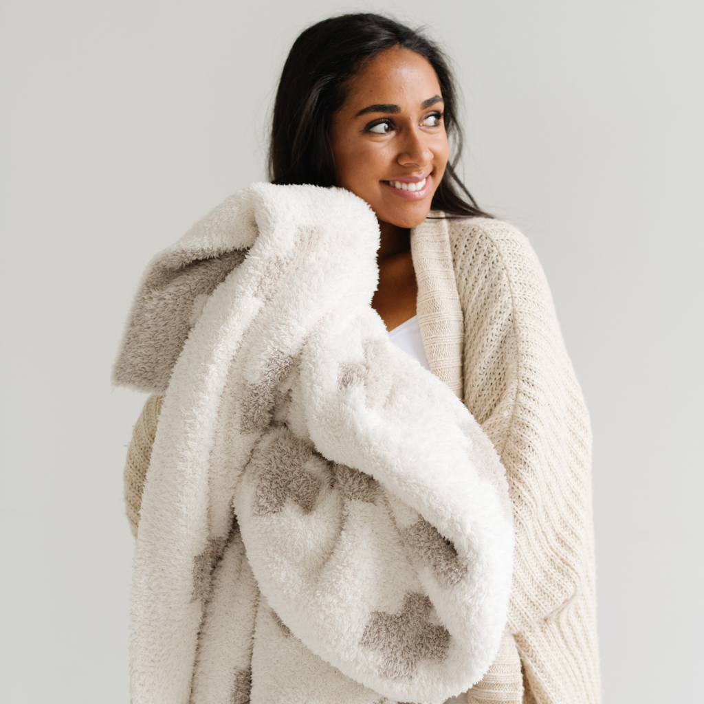 DOUBLE-LAYER BAMBONI® THROW BLANKETS in Swiss Cross Double Layer - photo