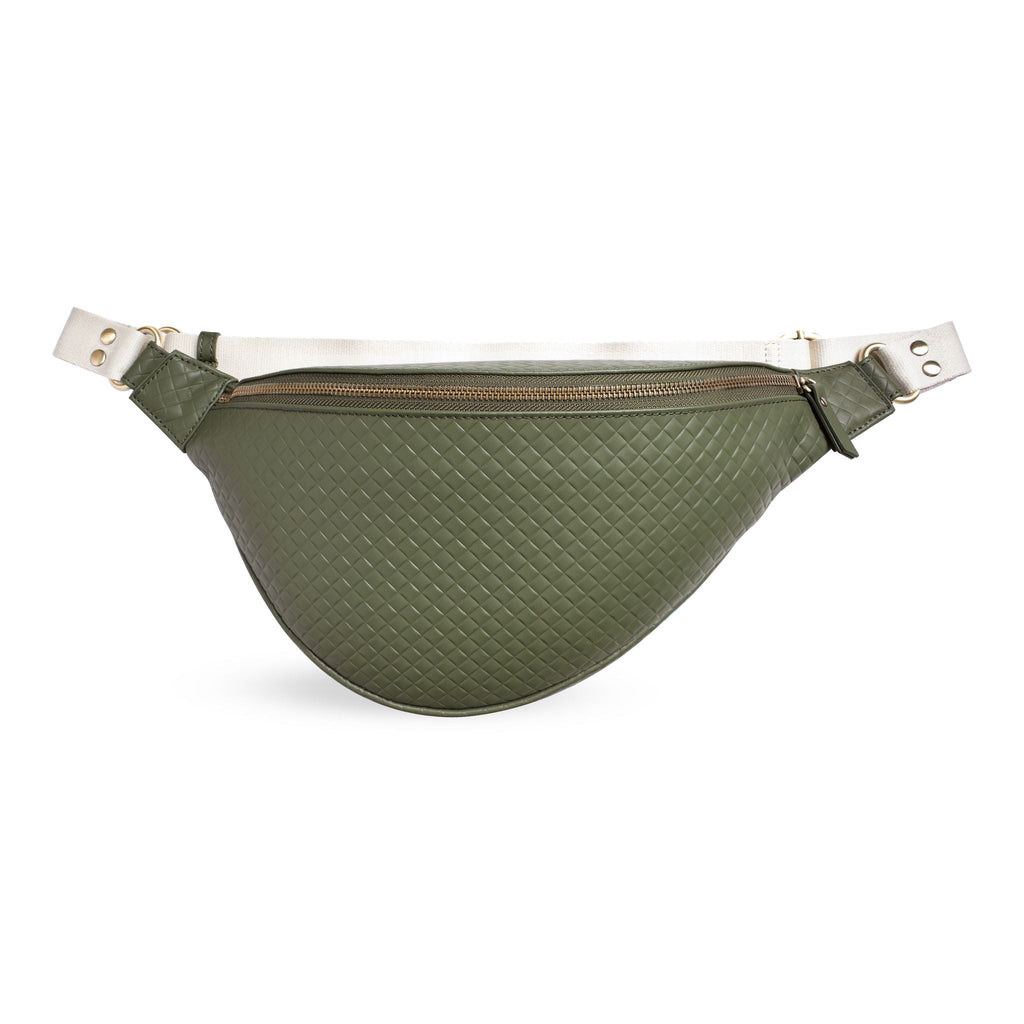 The Tatum in Tatum Olive Woven - Bag photo
