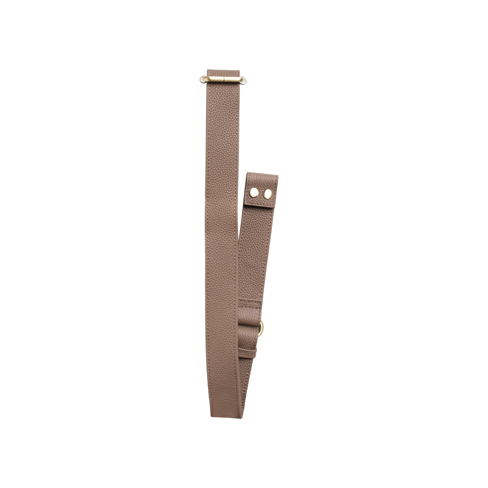 The Crossbody Strap in The Tatum Taupe Togo - Goods photo