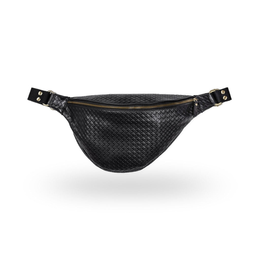 The Tatum in Tatum Jet Black Woven - Bag photo