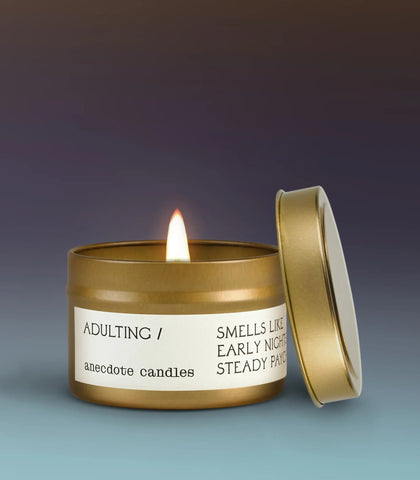 Adulting in Travel Tin - candles photo