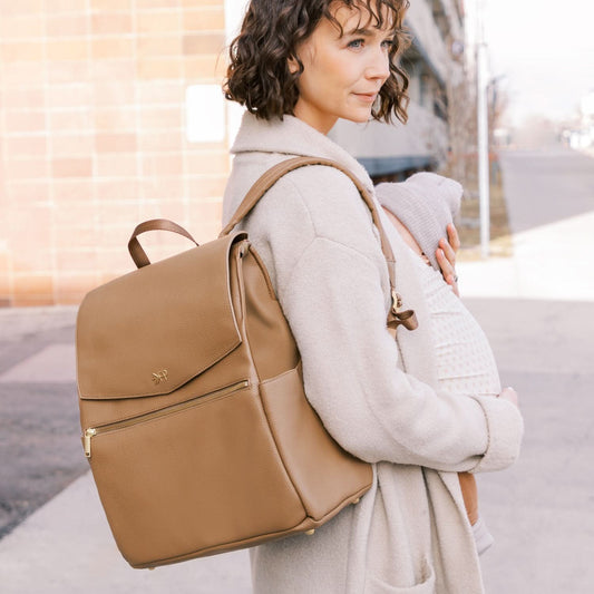 Freshly Picked Toffee Classic Diaper Bag II in - Classic Diaper Bag II photo
