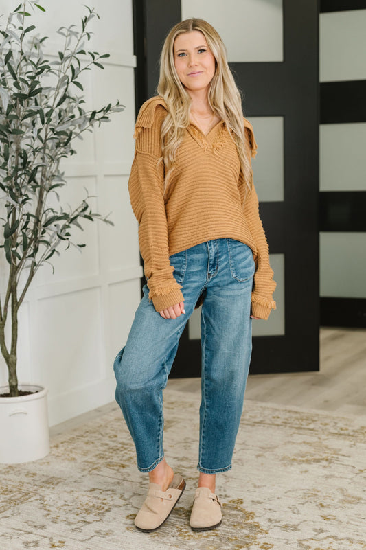 Travel Far & Wide Sweater in Taupe in - Womens photo