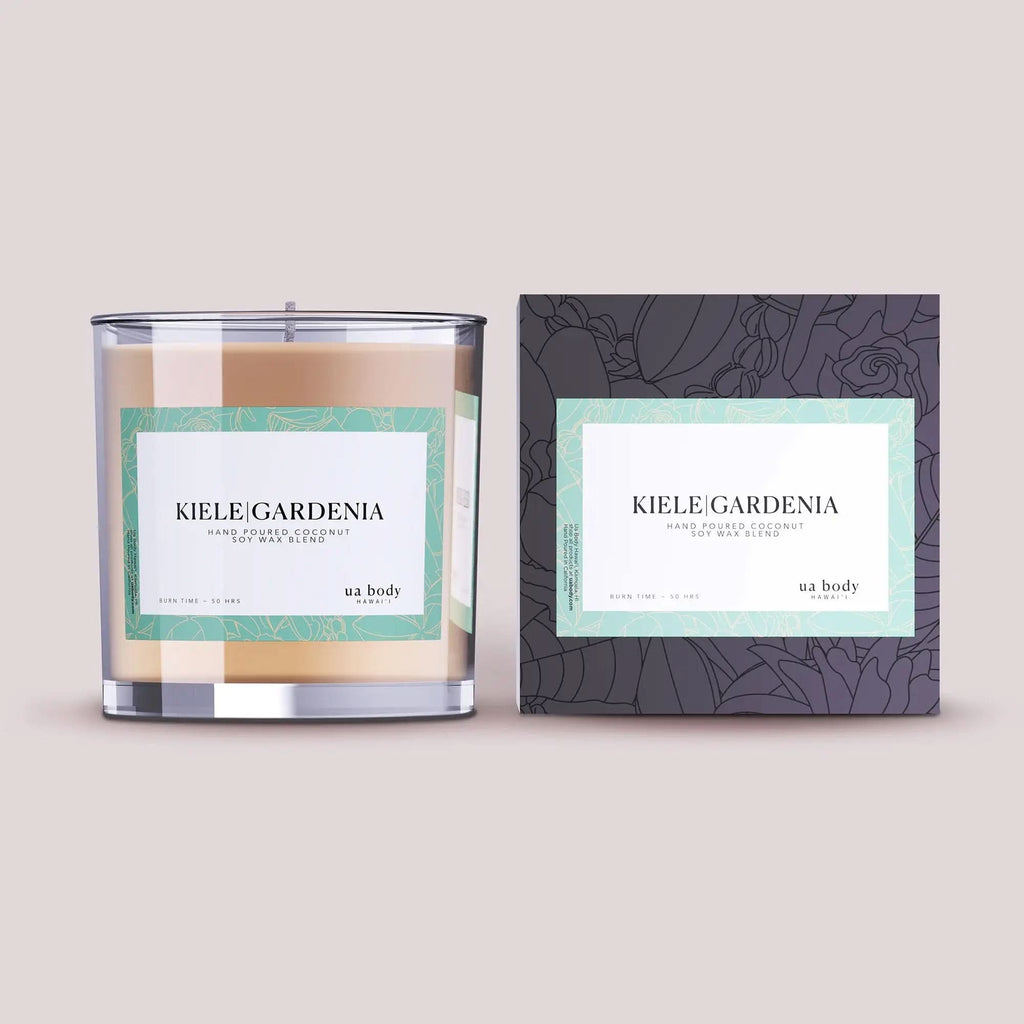 Kiele Gardenia Scented Candle | Ua Body Hawaii - SwagglyLife Home & Fashion