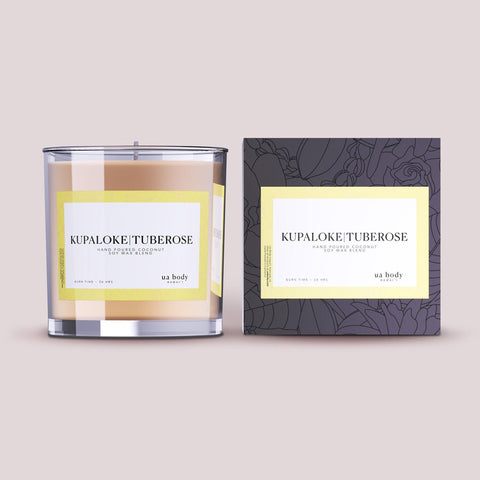 Ua Body | Hawaiian Skincare Kupaloke Tuberose Scented Candle
