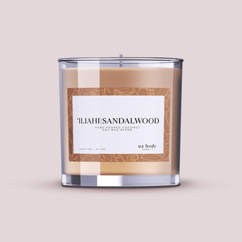 Ua Body | Hawaiian Skincare 'ILIAHI Sandalwood Scented Candle
