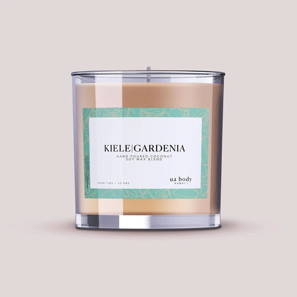 Kiele Gardenia Scented Candle | Ua Body Hawaii - SwagglyLife Home & Fashion