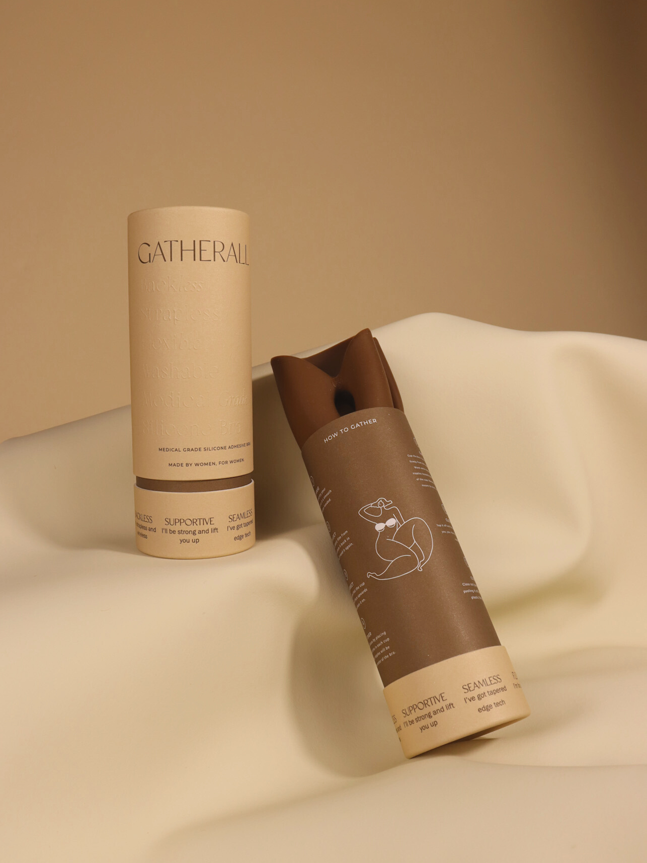 Gatherall Bra in - adhesive bra photo