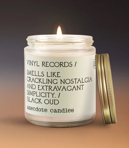 Vinyl Records in Standard Jar - candles photo