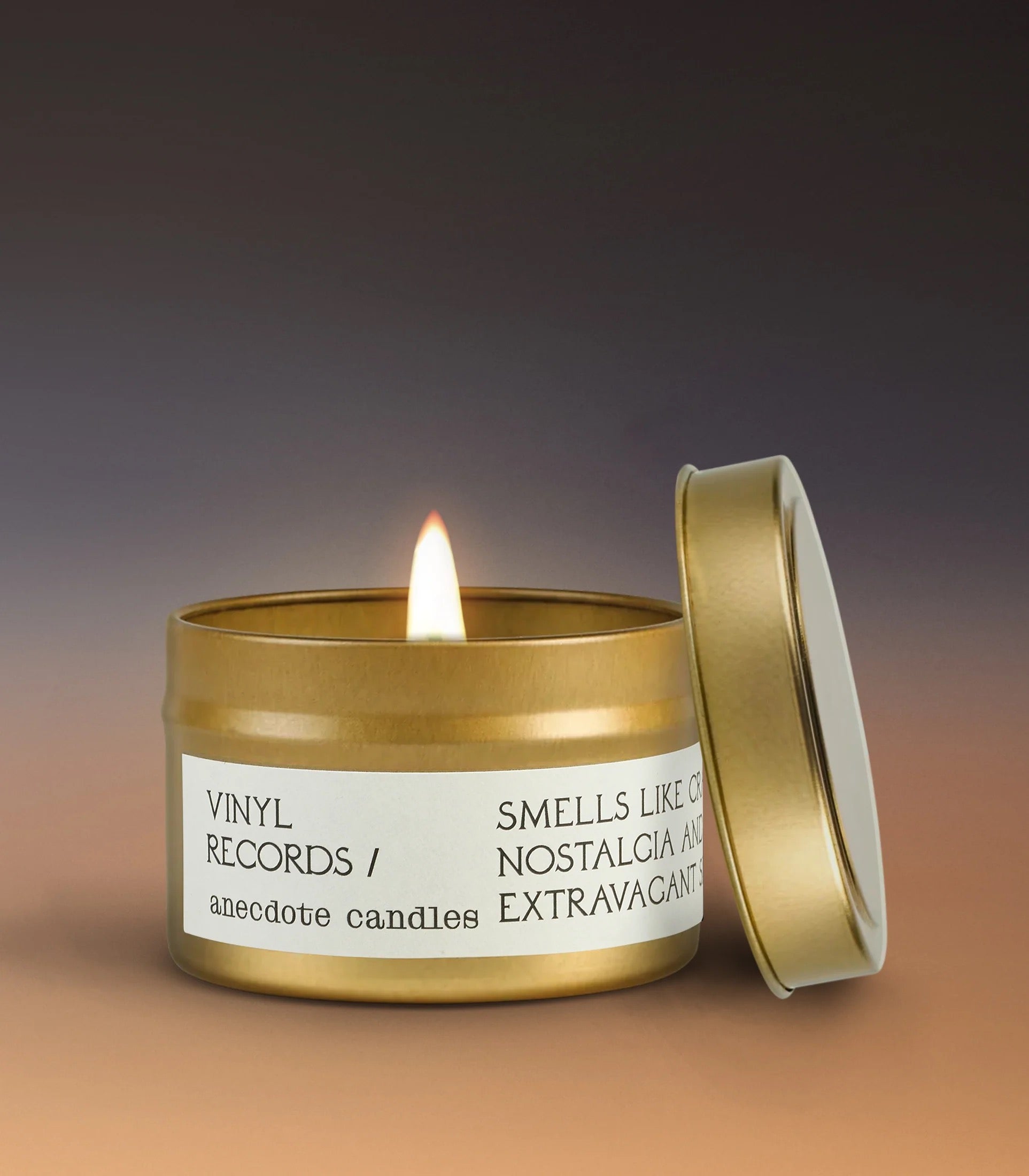 Vinyl Records in Travel Tin - candles photo