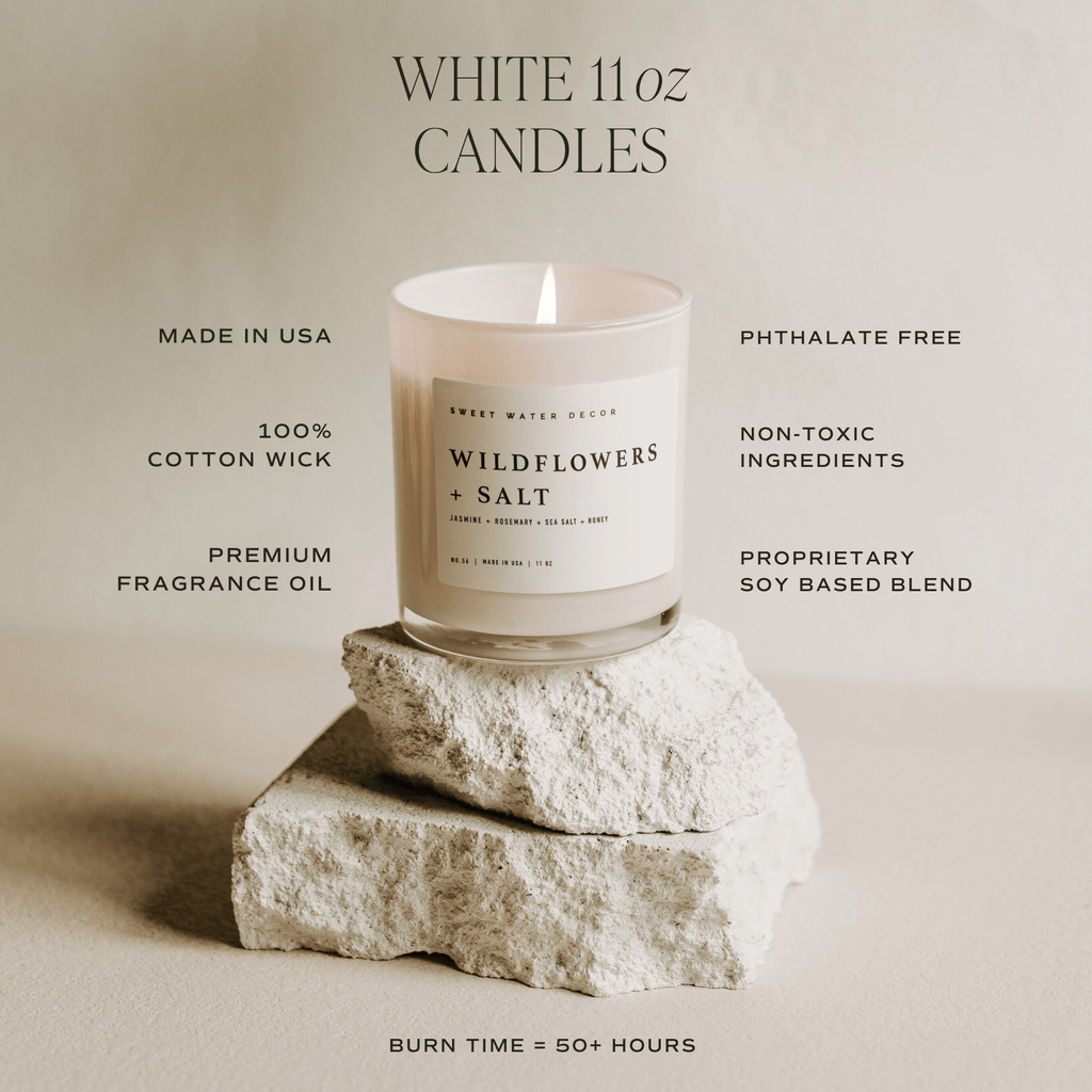 Blackwood Cherry Soy Candle - White Jar - 11 oz in - Candles photo