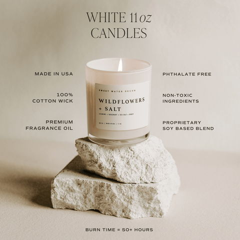 Blackwood Cherry Soy Candle - White Jar - 11 oz in - Candles photo