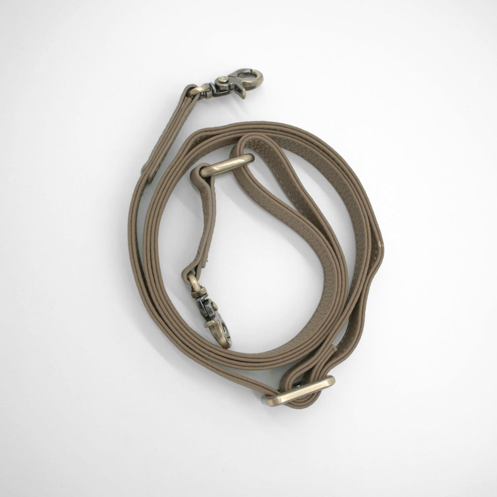 The Crossbody Strap in The Waymaker Micro Latte Togo - Goods photo