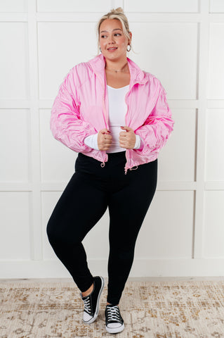 Lime N Chili Weak in the Knees Windbreaker in - Layers photo