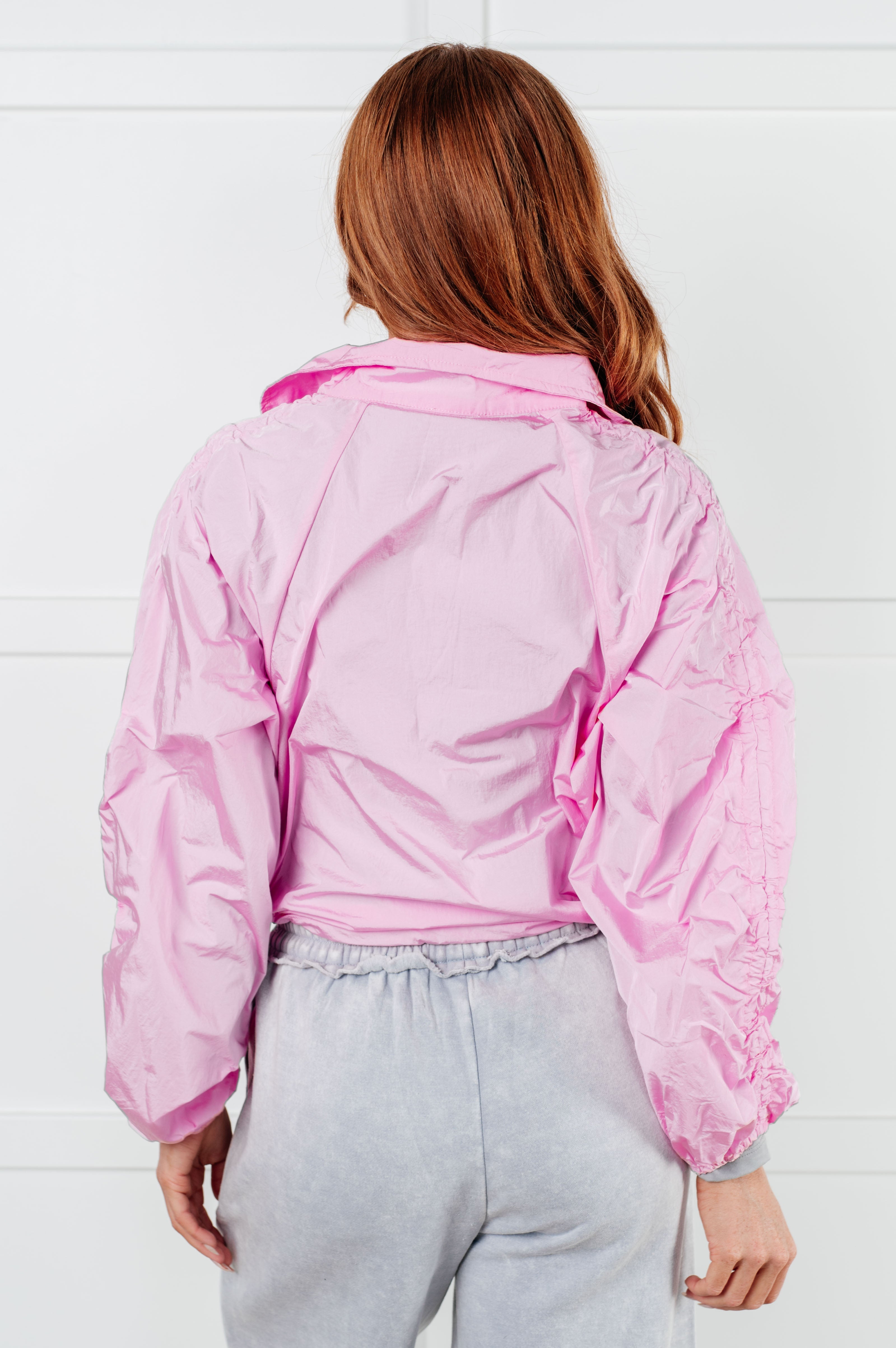 Lime N Chili Weak in the Knees Windbreaker in - Layers photo