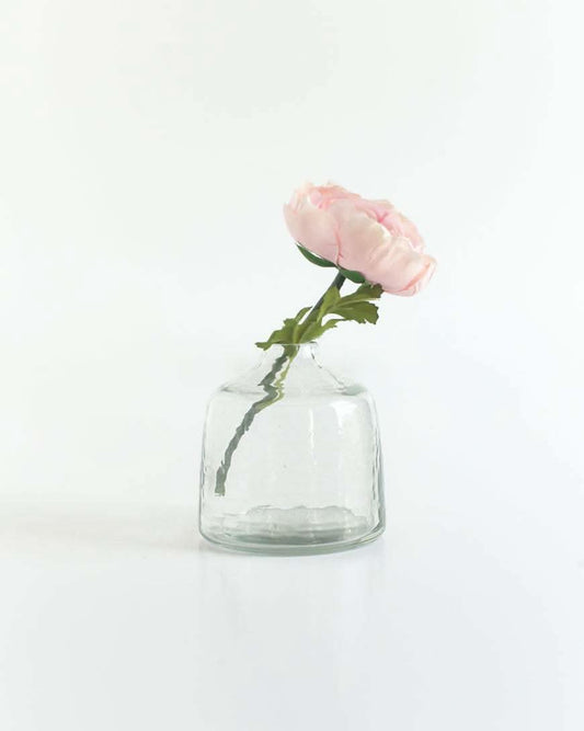 Bella Handblown Hammered Bud Vase in Smoke - Pots & Planters photo