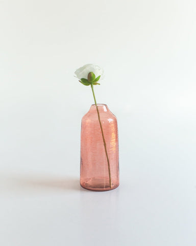 Siena Handblown Hammered Bud Vase