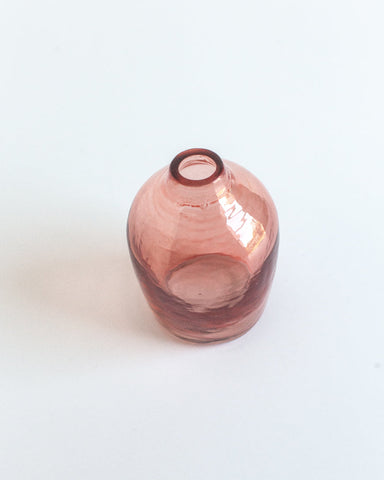 Haley Handblown Hammered Bud Vase in - Vase photo