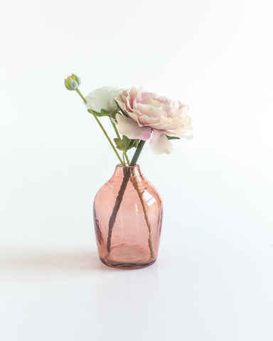 Haley Handblown Hammered Bud Vase in - Vase photo