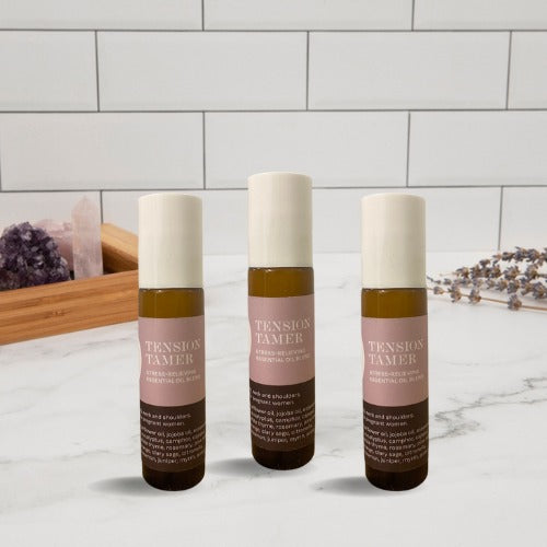 Wisdom of the Womb Tension Tamer: Stress-Relieving Oil Blend - 3 Tension Tamers (Buy 2 Get 1 Free) | SwagglyLife