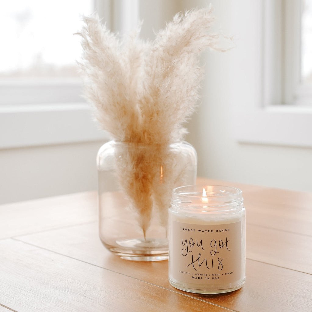 You Got This Soy Candle - Clear Jar - 9 oz (Spa Day) in - Candles photo