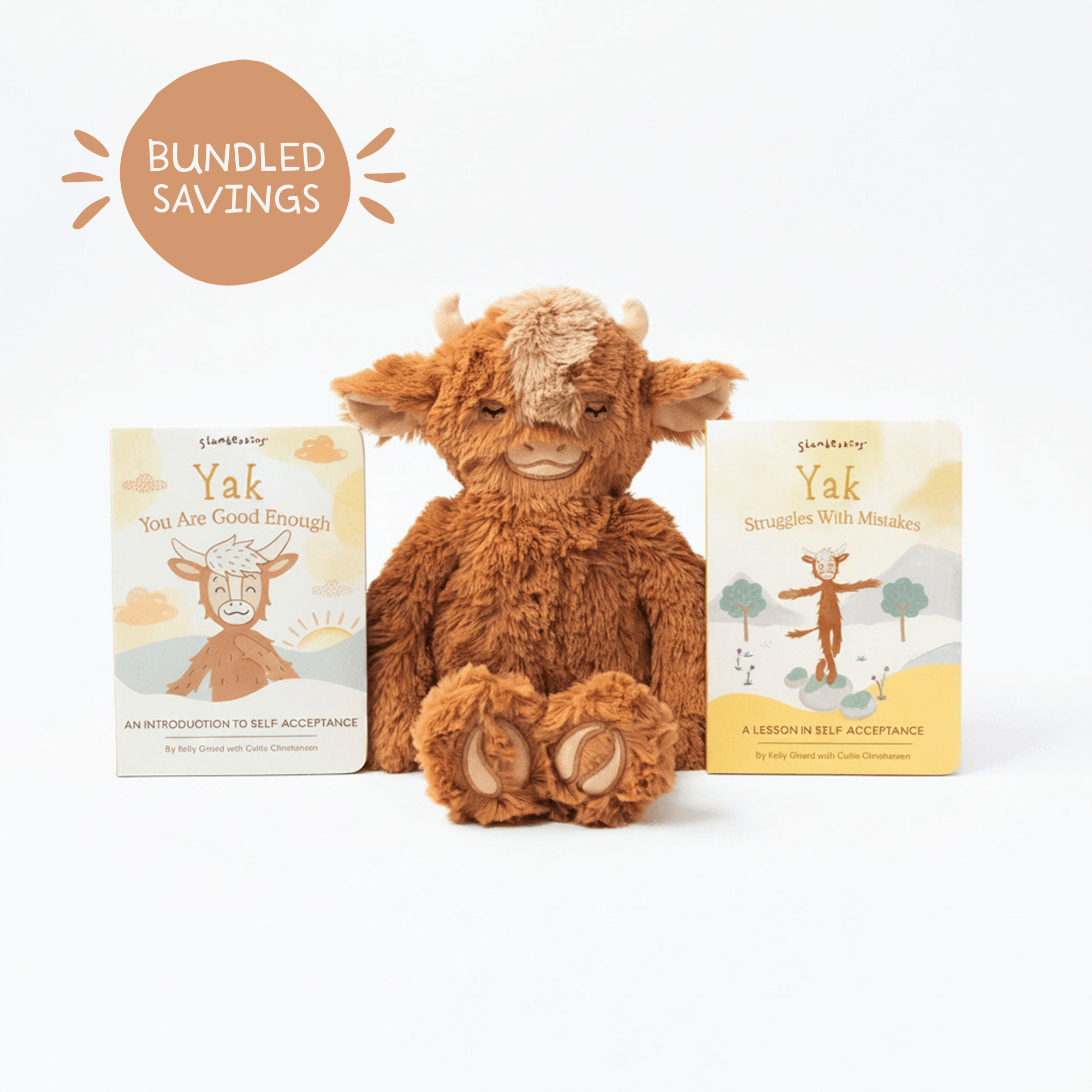Slumberkins Yak Kin Stuffed Animal & Hardcover Book