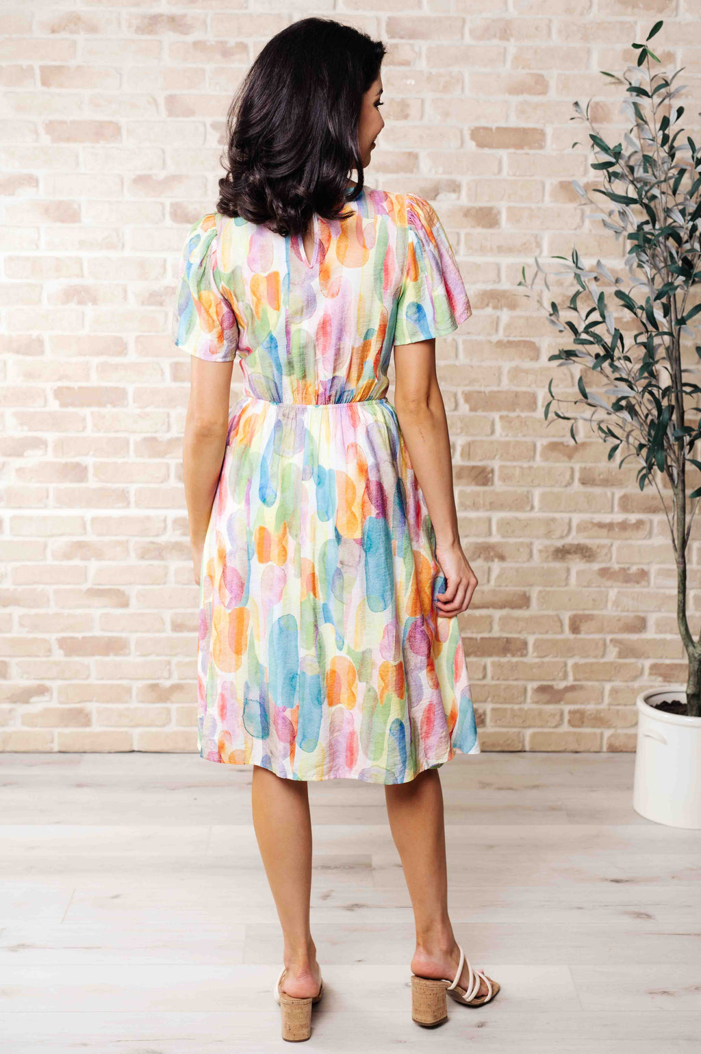 Young, Wild & Free Round Neck Dress in - Dresses photo