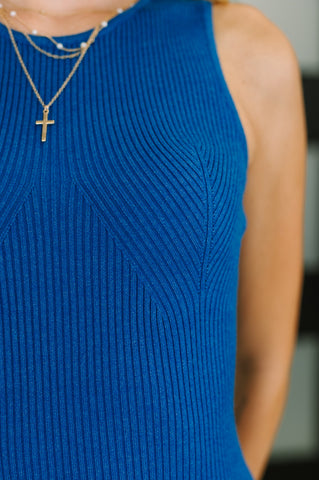 Your Full Attention Sweater Knit Midi Dress in - Womens photo