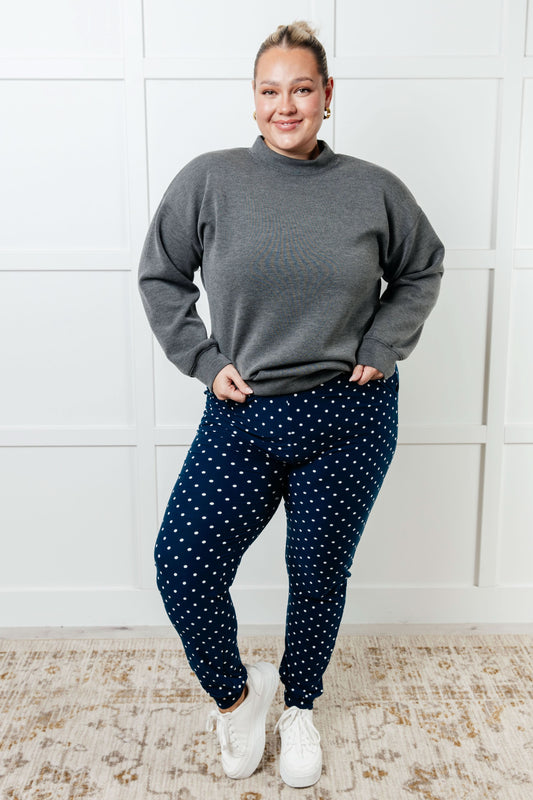 Settle In Mock Neck Sweatshirt in - Tops photo