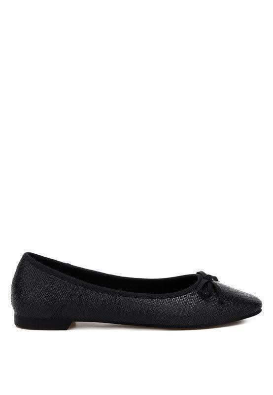 Rag & Co Paper Rings Raffia Ballet Flats - SwagglyLife Home & Fashion