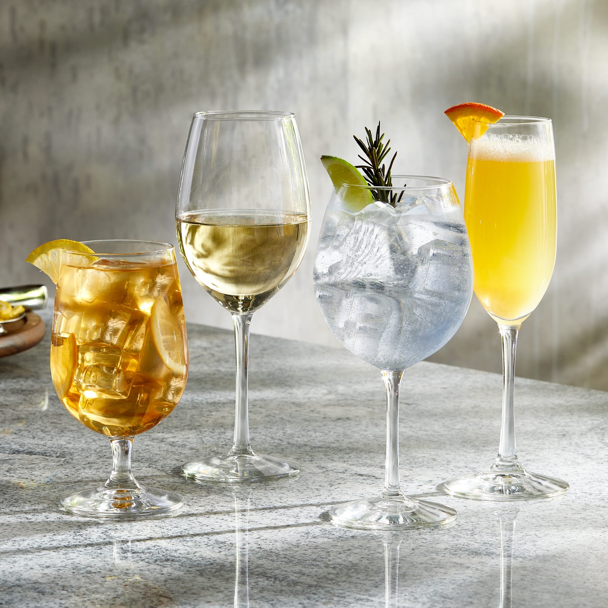 Libbey Entertaining Essentials All Purpose Wine Glasses, 17 ounce, Set of 6 in - Stemware photo