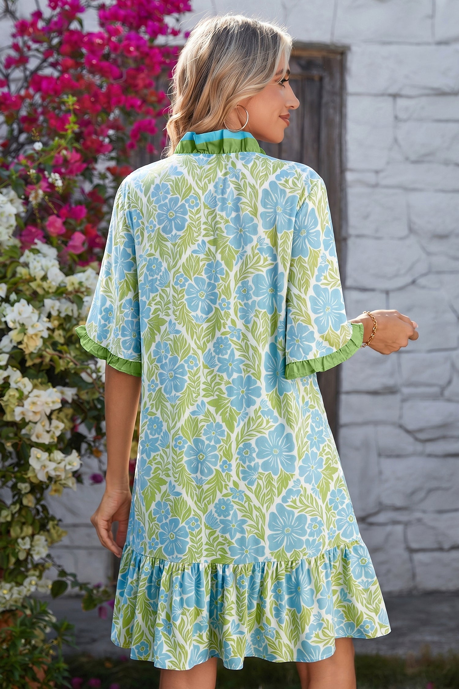 Maren Trim Front Loose Dress -