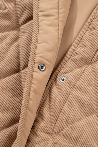 Elizabeth Cord Snap Vest Plus Jacket