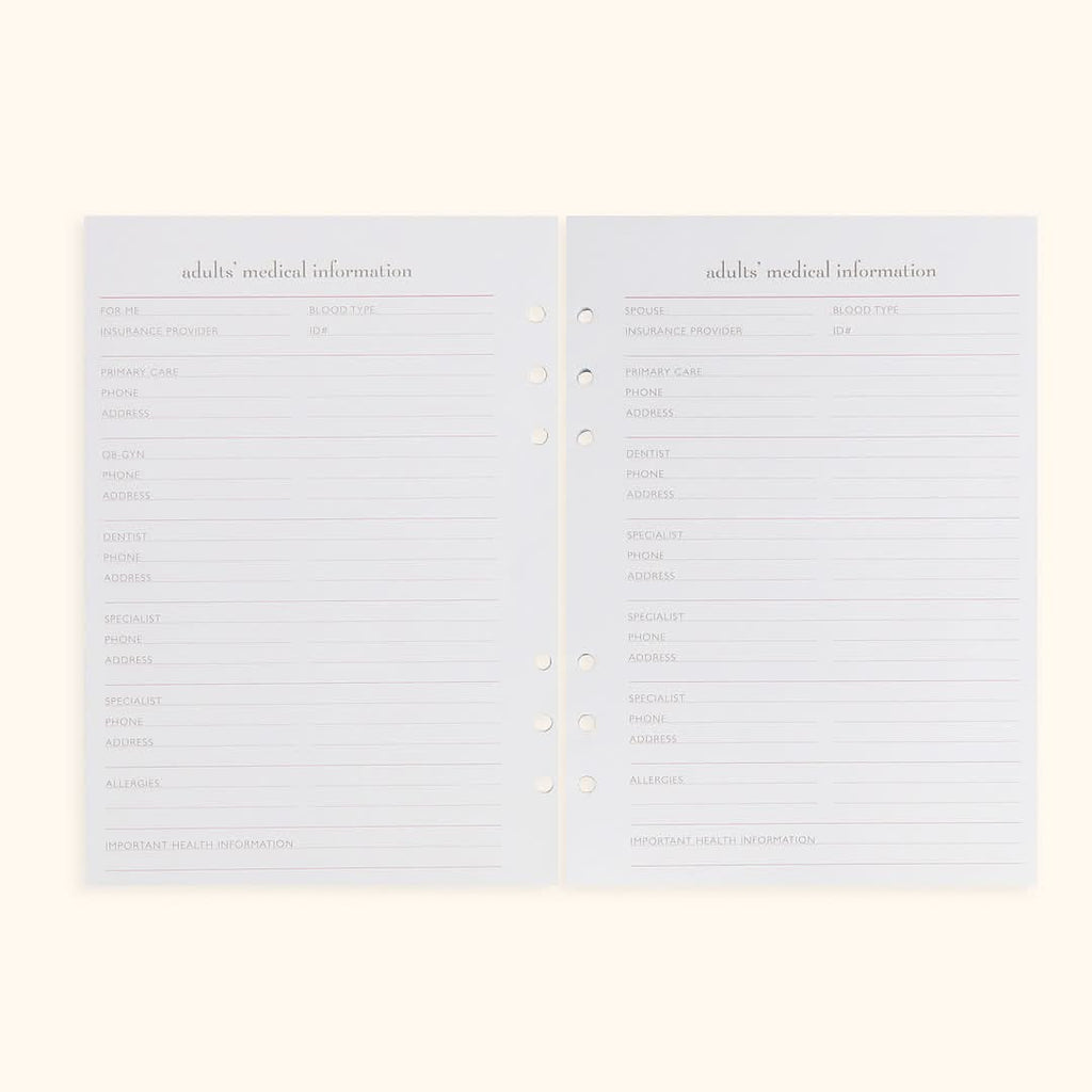 A5 Inserts for Weekly Planner Personal Portfolio 2026 in - retail photo