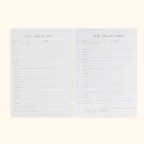 A5 Inserts for Weekly Planner Personal Portfolio 2026 in - retail photo