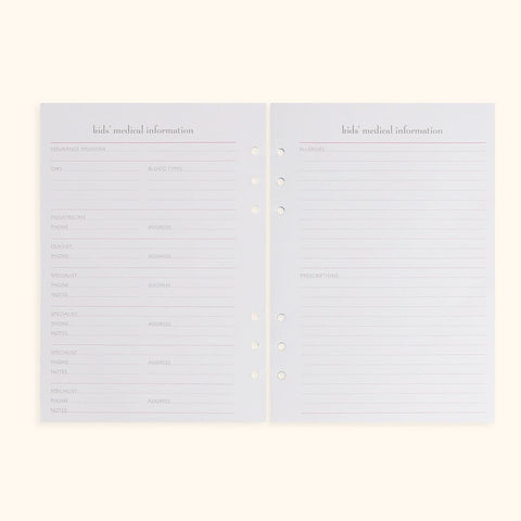 A5 Inserts for Weekly Planner Personal Portfolio 2026 in - retail photo