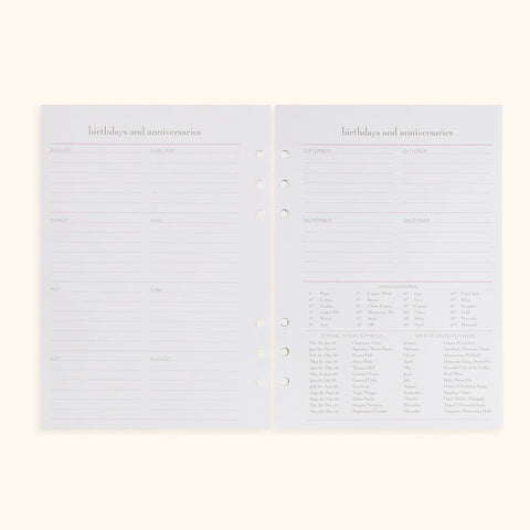 A5 Inserts for Weekly Planner Personal Portfolio 2026 in - retail photo