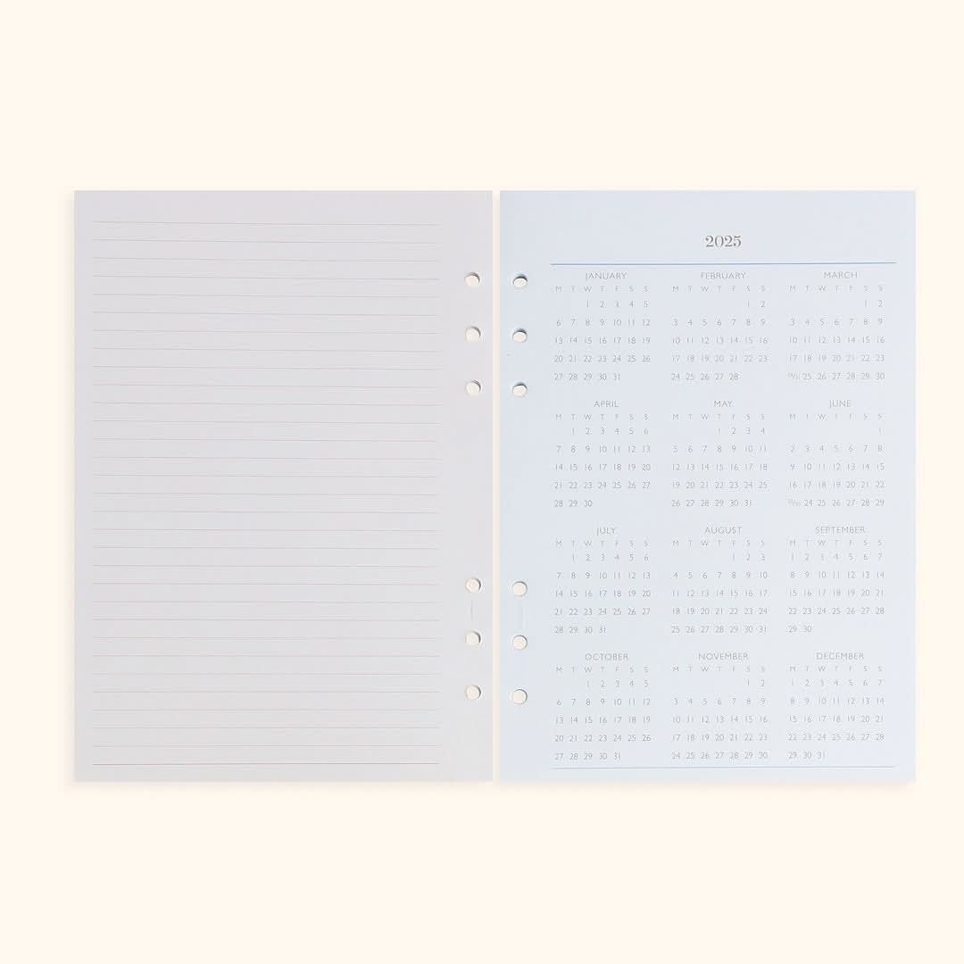 A5 Inserts for Weekly Planner Personal Portfolio 2026 in - retail photo