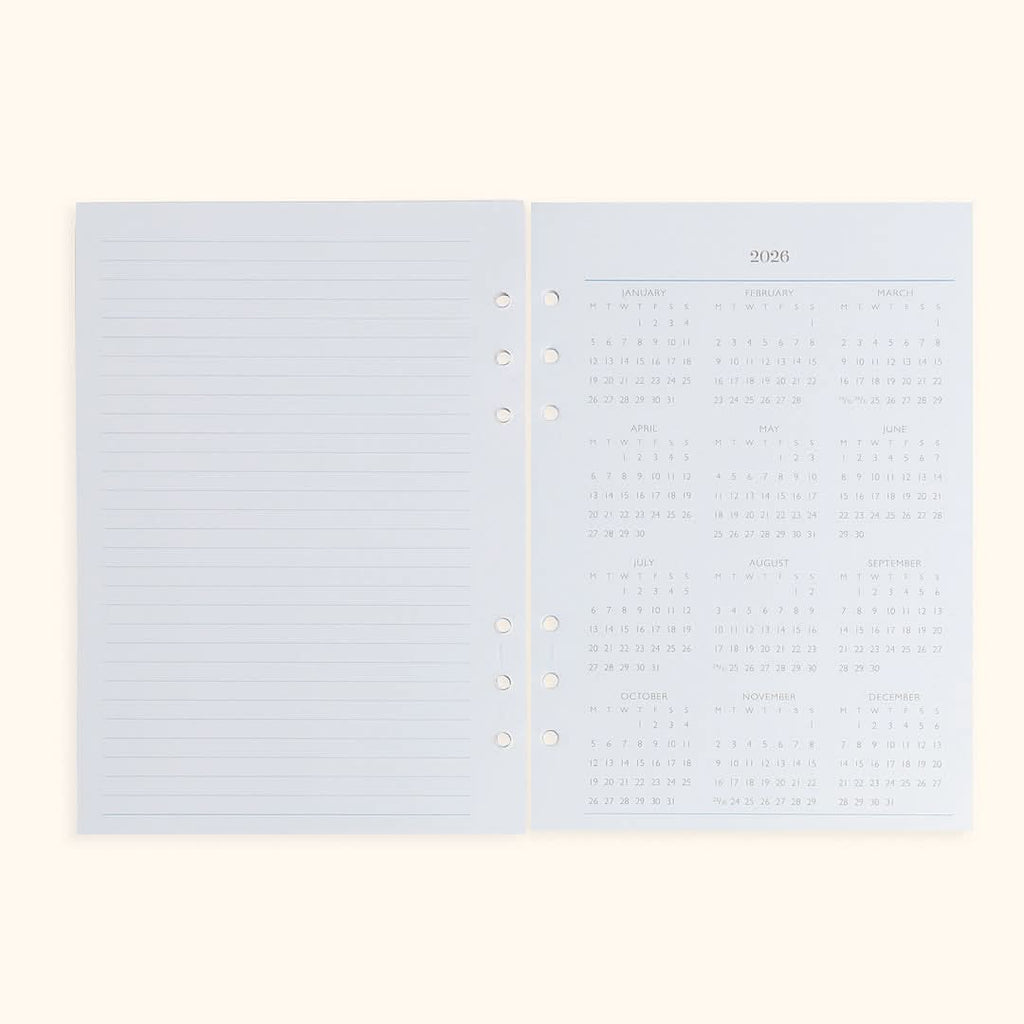 A5 Inserts for Weekly Planner Personal Portfolio 2026 in - retail photo