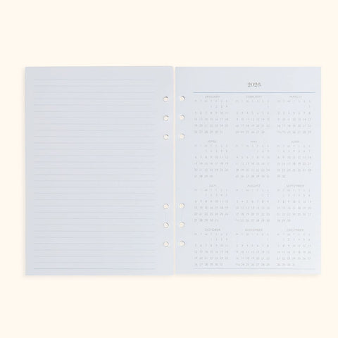 A5 Inserts for Weekly Planner Personal Portfolio 2026 in - retail photo