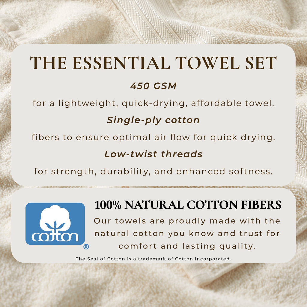 Cotton Terry Bath Towel Set - Cooper Collection in - photo