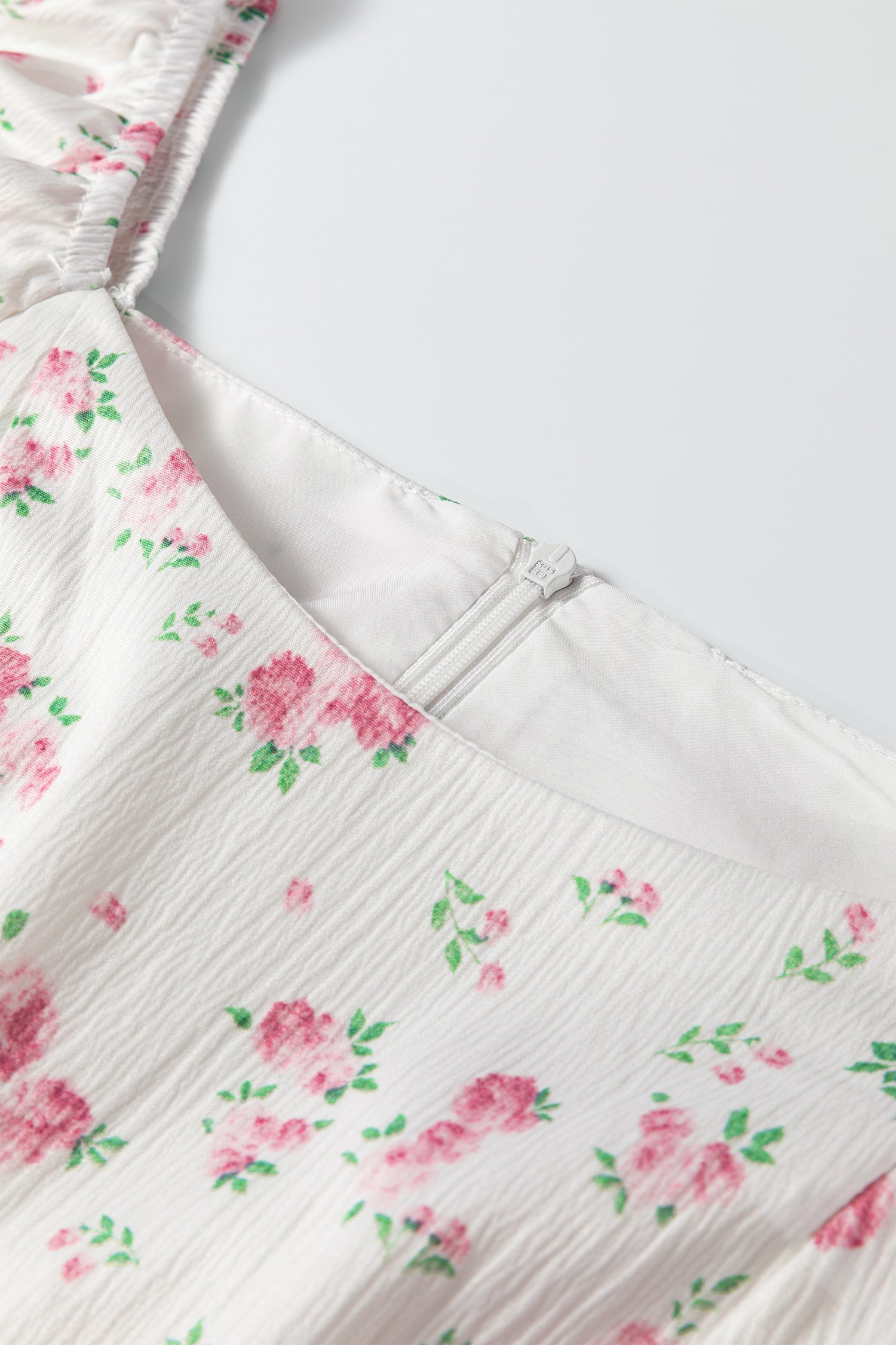 Lottie Detail Flared Mini Dress in - Floral Dresses photo