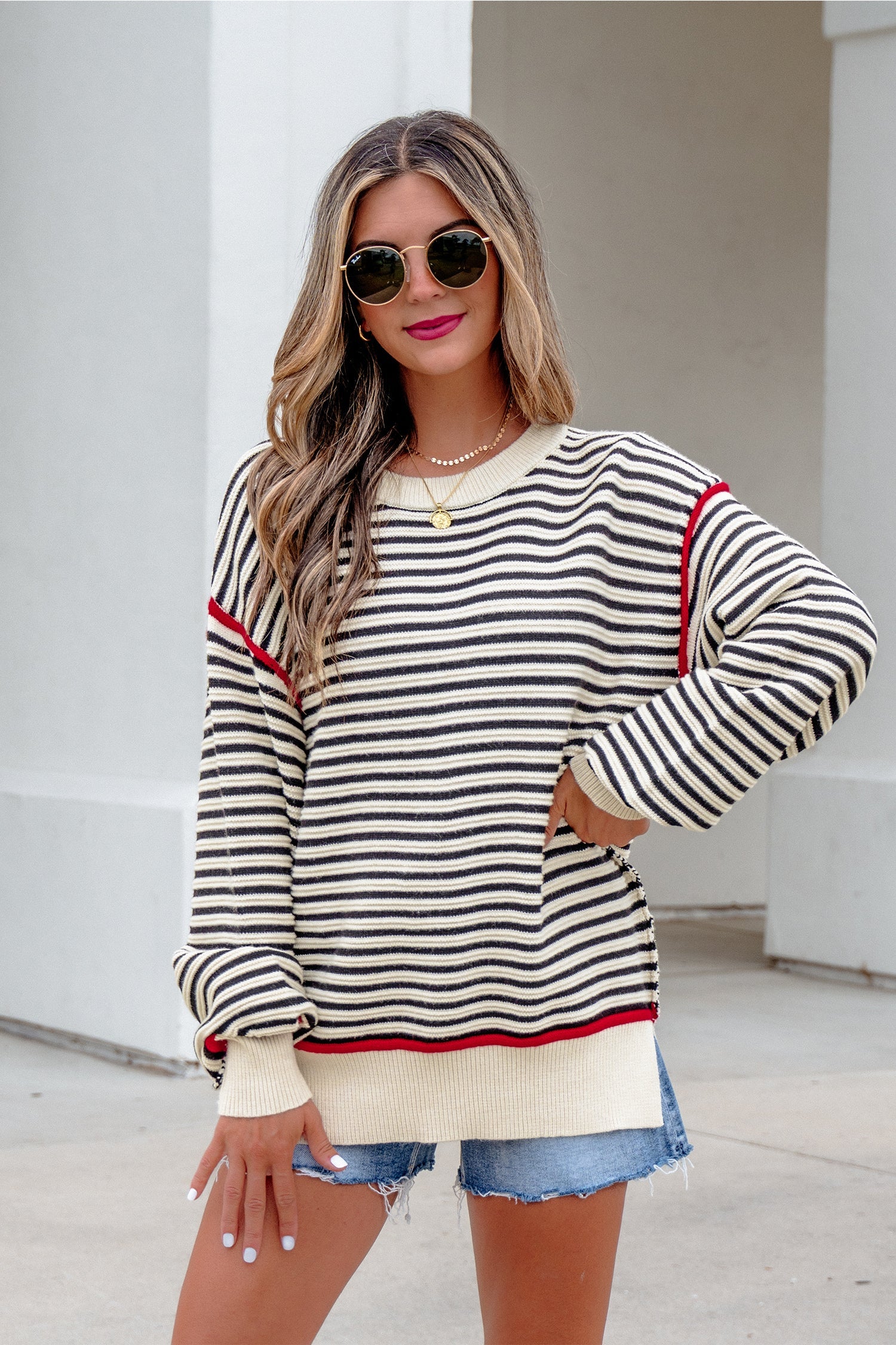 Hazel Drop Shoulder Oversized Sweater