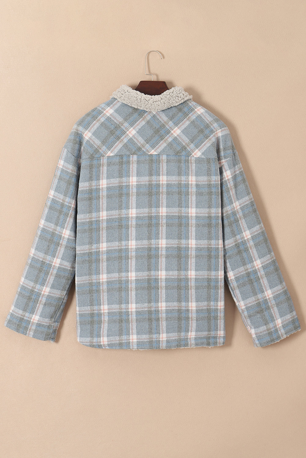 Madison Cuffs Patchwork Plaid Shirt in - Plaid Shackets photo