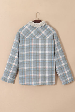 Madison Cuffs Patchwork Plaid Shirt in - Plaid Shackets photo