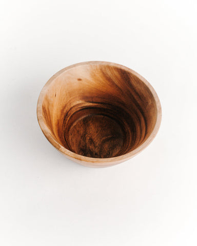 Acacia Wood Snack Serving Bowl