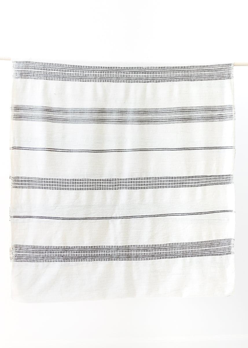 Aden Fabric Yardage Natural w/ Grey - SwagglyLife Home & Fashion