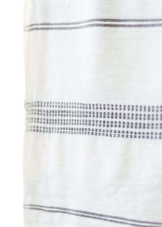 Aden Fabric Yardage Natural w/ Grey in - Fabric photo