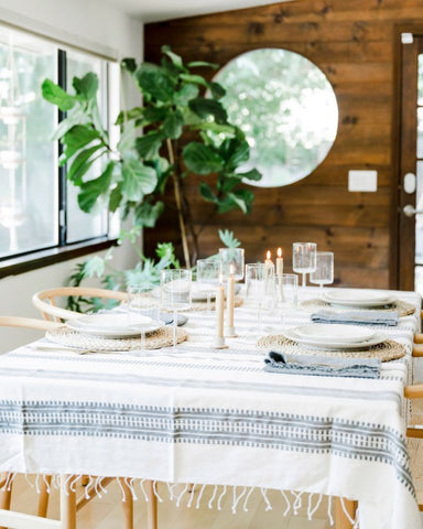 Aden Cotton Tablecloth in - Tablecloths photo